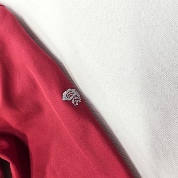 Mountain Hardwear Womens Medium M Red Burgundy Softshell Jacket - Picture 3 of 10